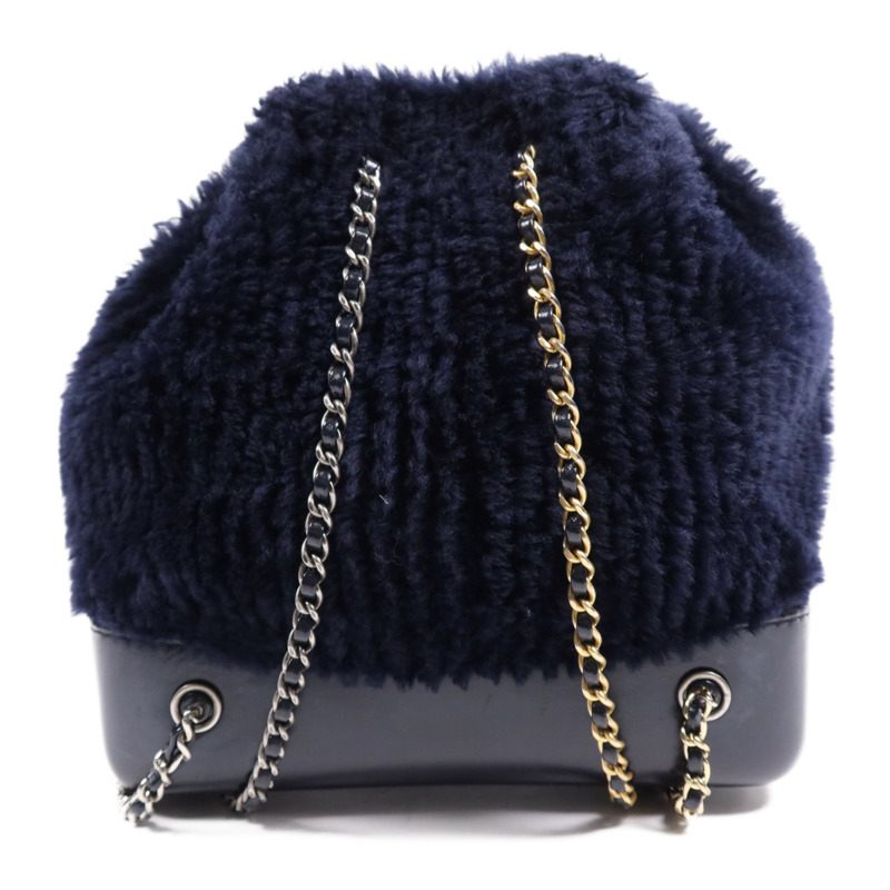 CHANEL 羊毛Gabrielle Backpack背包-1