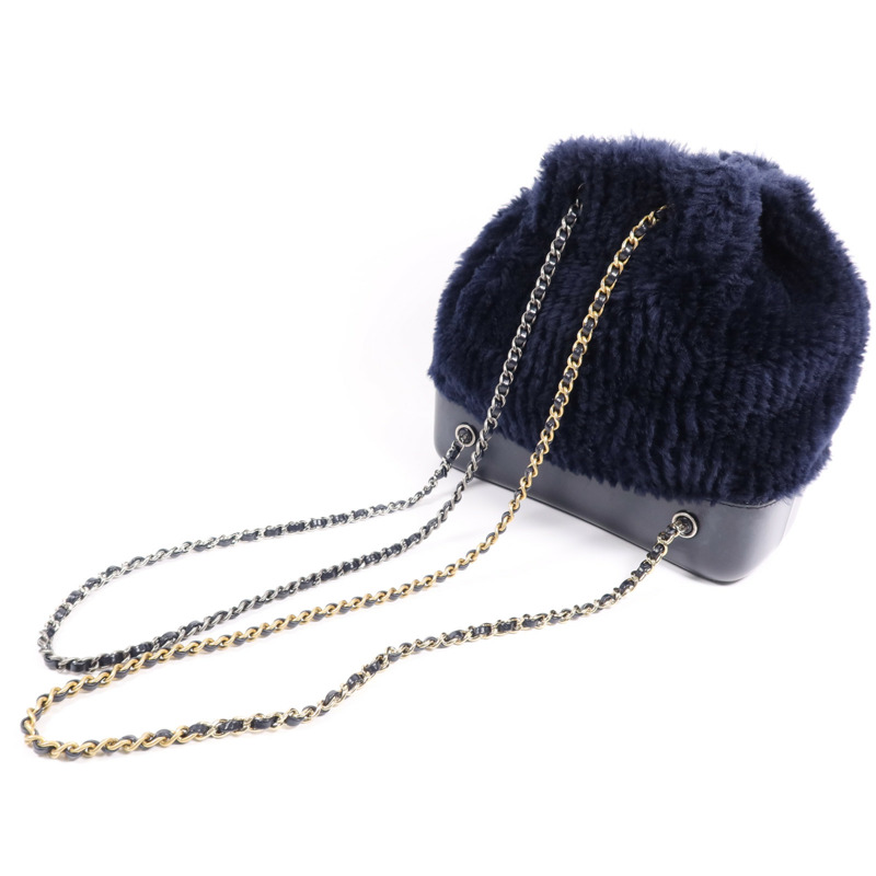 CHANEL 羊毛Gabrielle Backpack背包-8