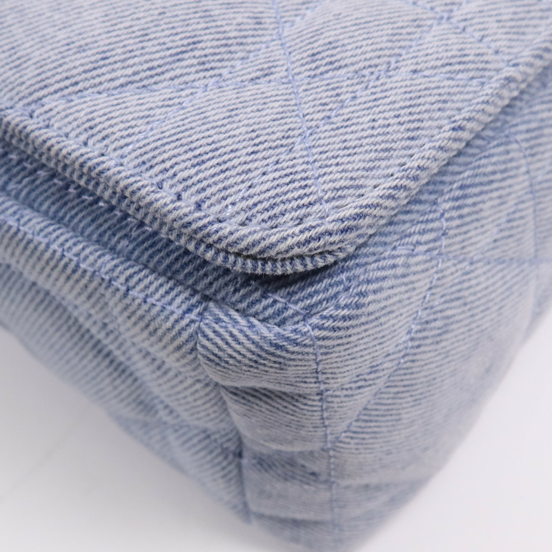 Dior 牛仔布Caro Bag Medium金扣肩背袋-4