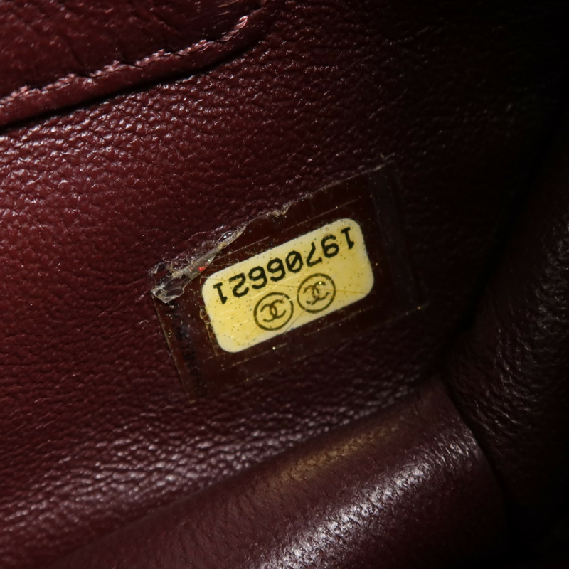 CHANEL 牛皮皮革Chain Shoulder Bag金扣鏈帶肩背袋-6