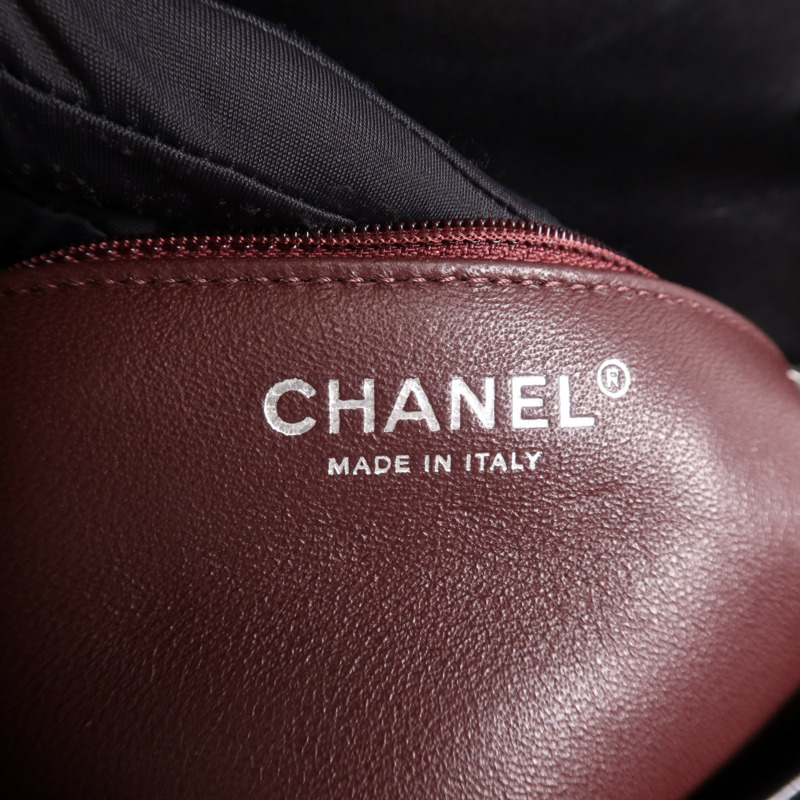 CHANEL 羊皮皮革Trendy cc銀扣鏈帶肩背袋-5