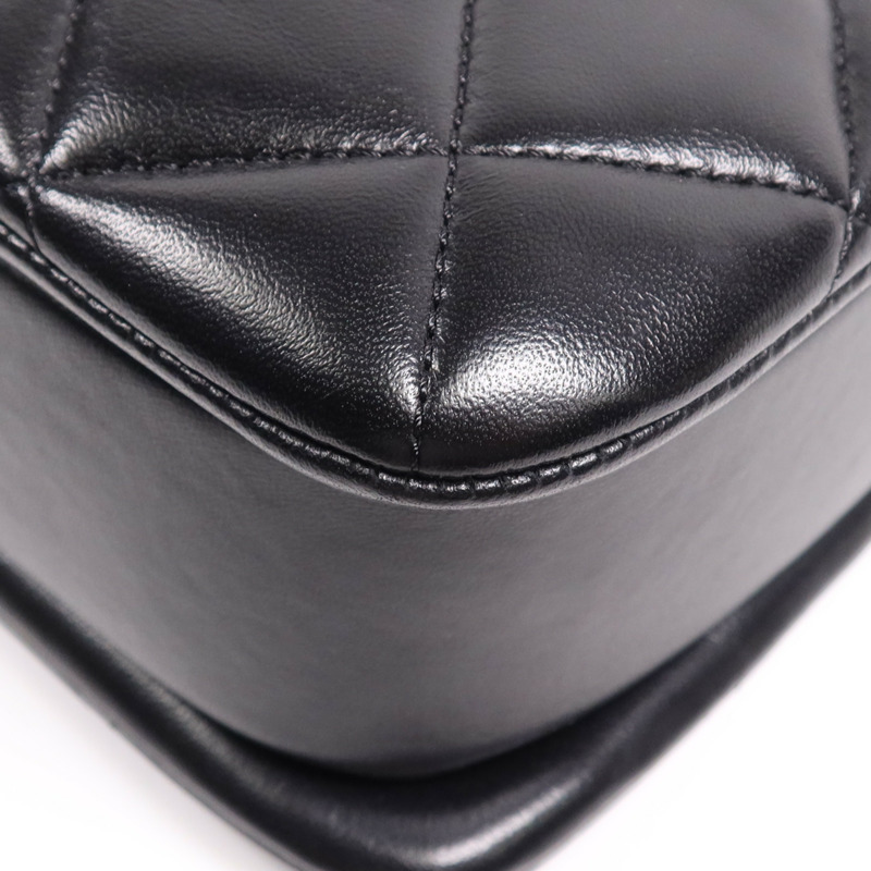 CHANEL 羊皮皮革Trendy cc銀扣鏈帶肩背袋-10