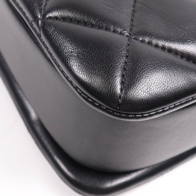 CHANEL 羊皮皮革Trendy cc銀扣鏈帶肩背袋-11