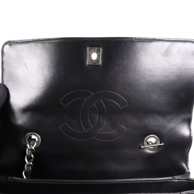 CHANEL 羊皮皮革Trendy cc銀扣鏈帶肩背袋-15