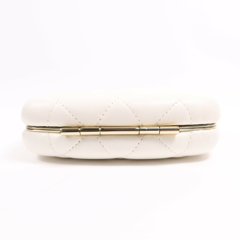 CHANEL 牛皮皮革Chain Shoulder Bag金扣鏈帶肩背袋-6