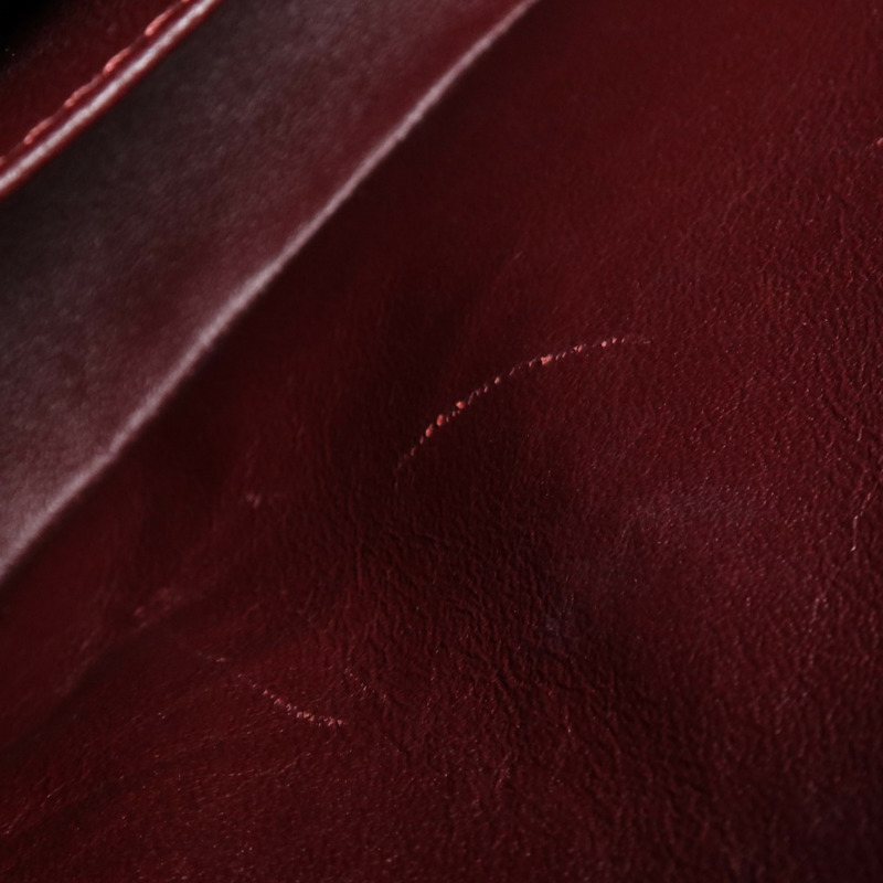 CHANEL 羊皮皮革Classic 25銀扣鏈帶肩背袋-16