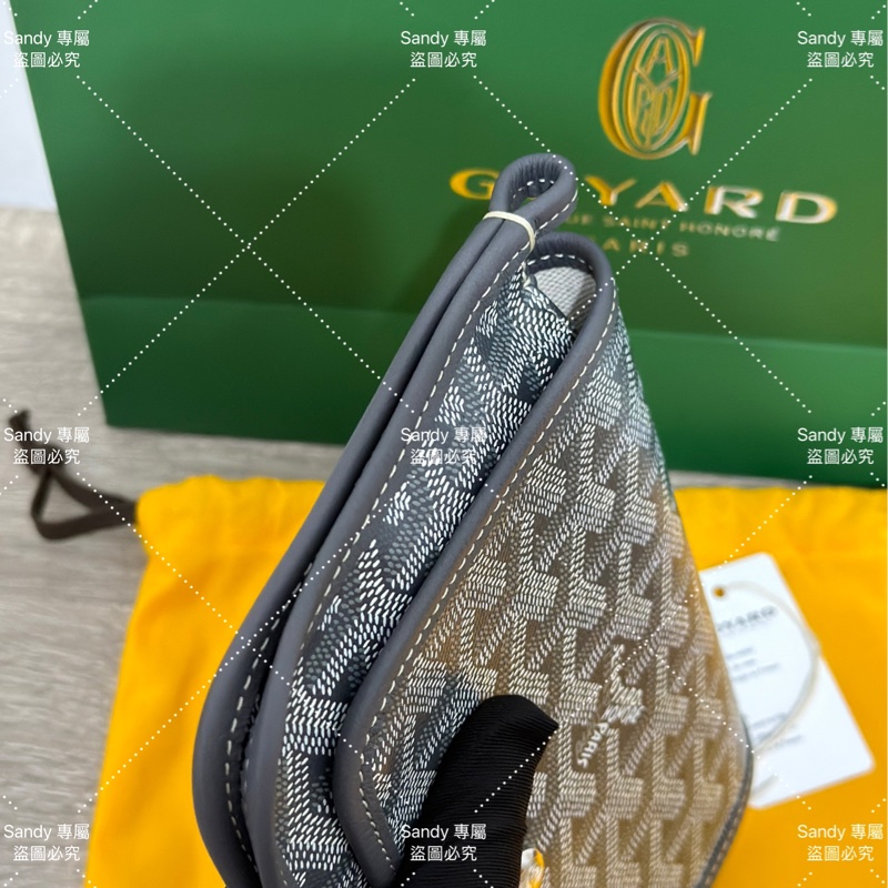 🩶狗牙 信封包 灰色 全新全配🩶-5