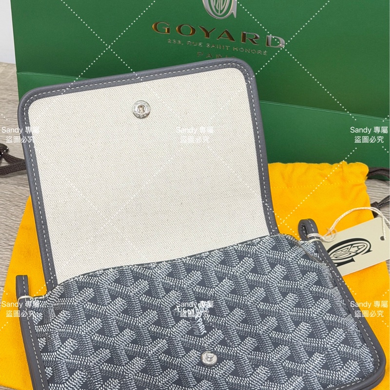 🩶狗牙 信封包 灰色 全新全配🩶-14