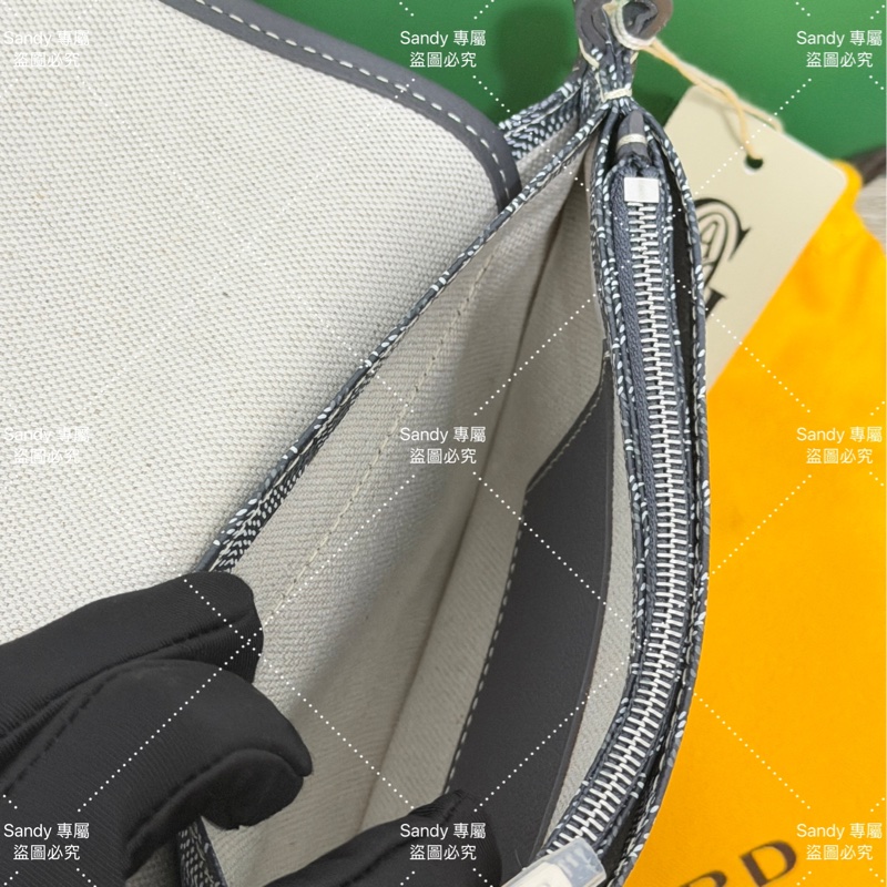 🩶狗牙 信封包 灰色 全新全配🩶-41