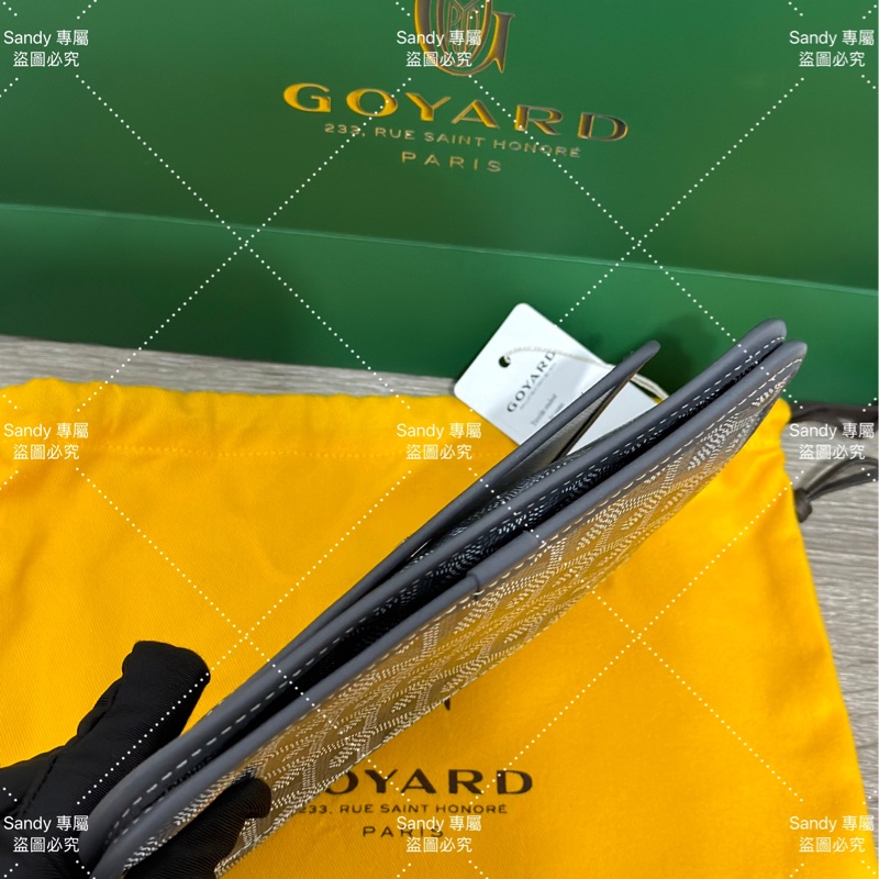 🩶狗牙 信封包 灰色 全新全配🩶-46