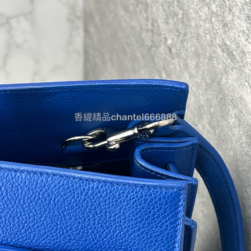 💗香緹國際精品💗 YSL 聖羅蘭 風琴公事包 寶藍色-2