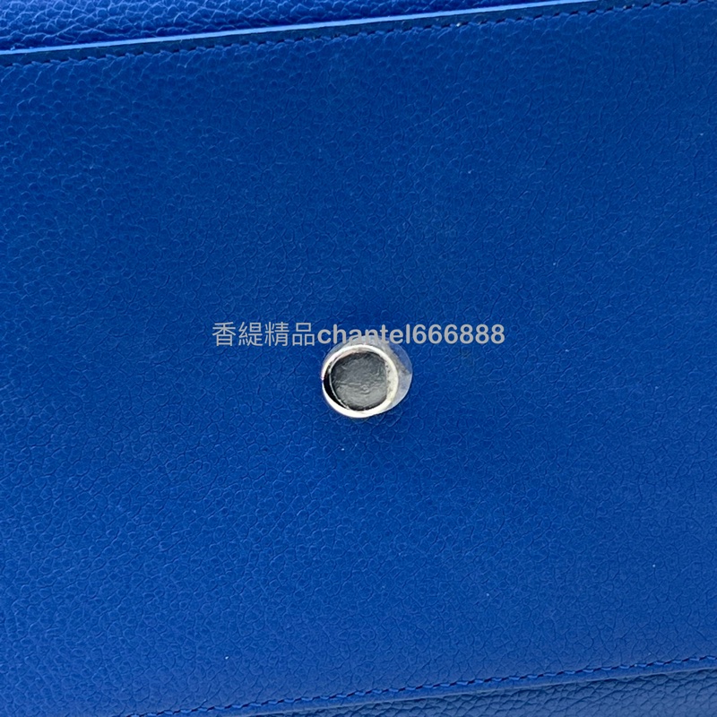 💗香緹國際精品💗 YSL 聖羅蘭 風琴公事包 寶藍色-11