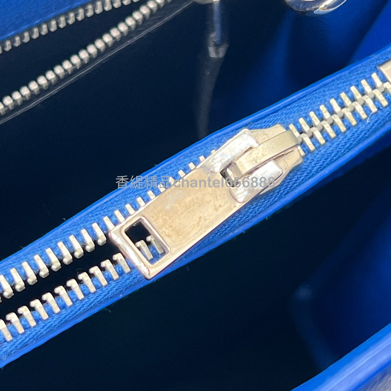 💗香緹國際精品💗 YSL 聖羅蘭 風琴公事包 寶藍色-12