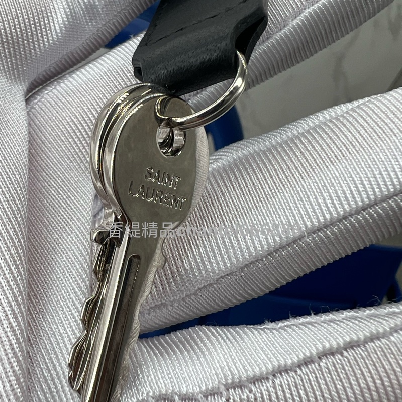 💗香緹國際精品💗 YSL 聖羅蘭 風琴公事包 寶藍色-15