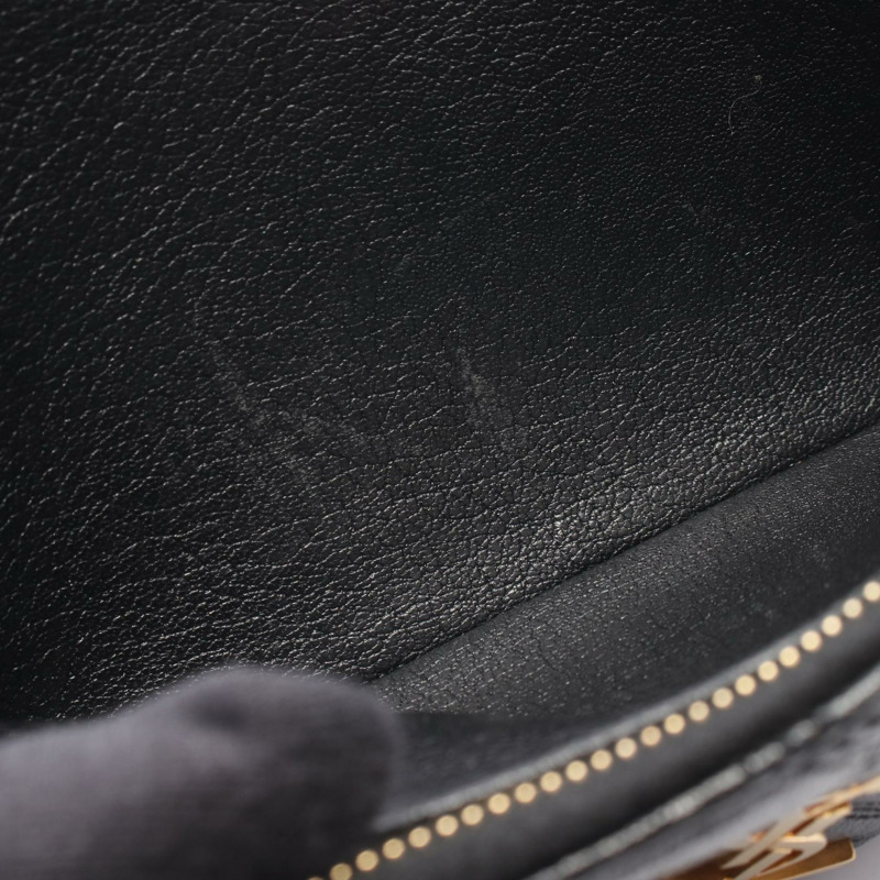 SAINT LAURENT PARIS BECKY 鏈條斜背包 608941 黑色皮革 二手-4