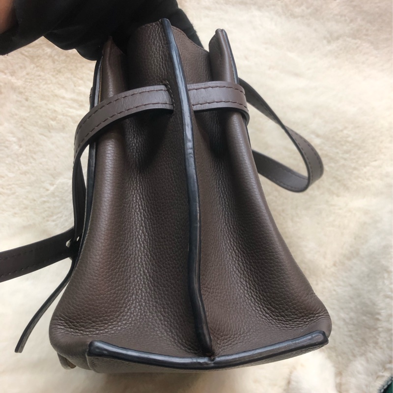 LOEWE Gate Top Handle 啡灰色XB718-4