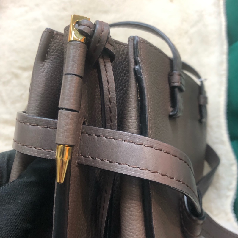 LOEWE Gate Top Handle 啡灰色XB718-5