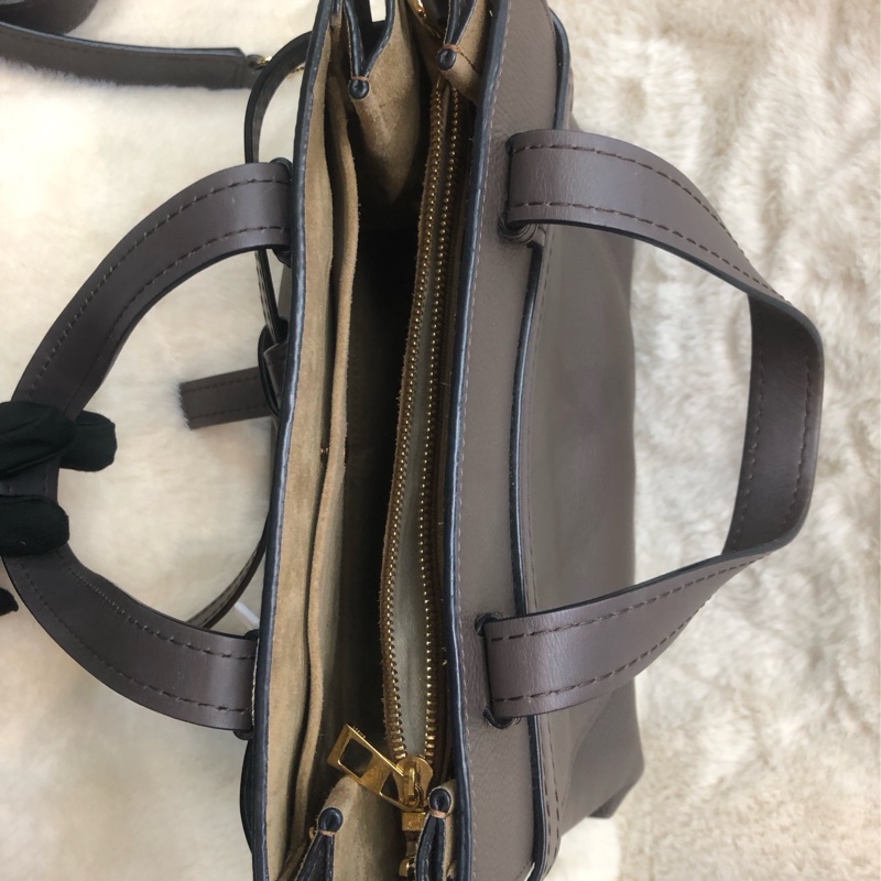 LOEWE Gate Top Handle 啡灰色XB718-6