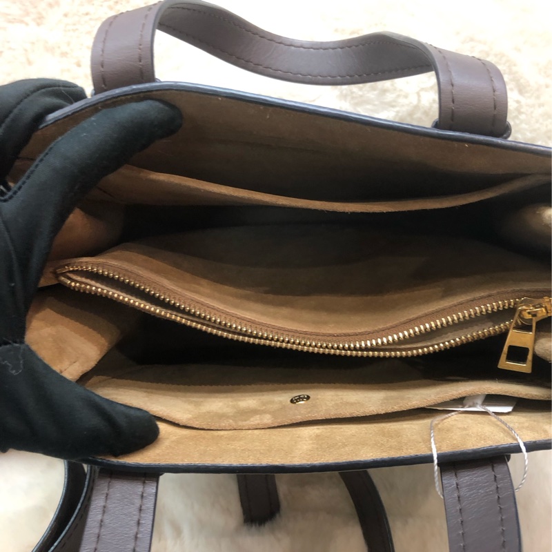 LOEWE Gate Top Handle 啡灰色XB718-18