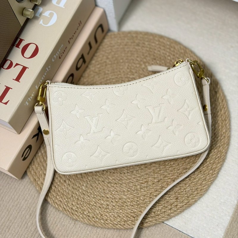 (全新品、大全配、送禮等級)🏷LV．Easy Pouch On Strap 奶油白 M81066 芯片款-1