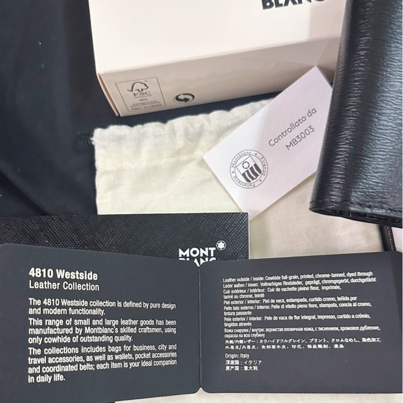 Montblanc萬寶龍4810系列黑色皮夾-11