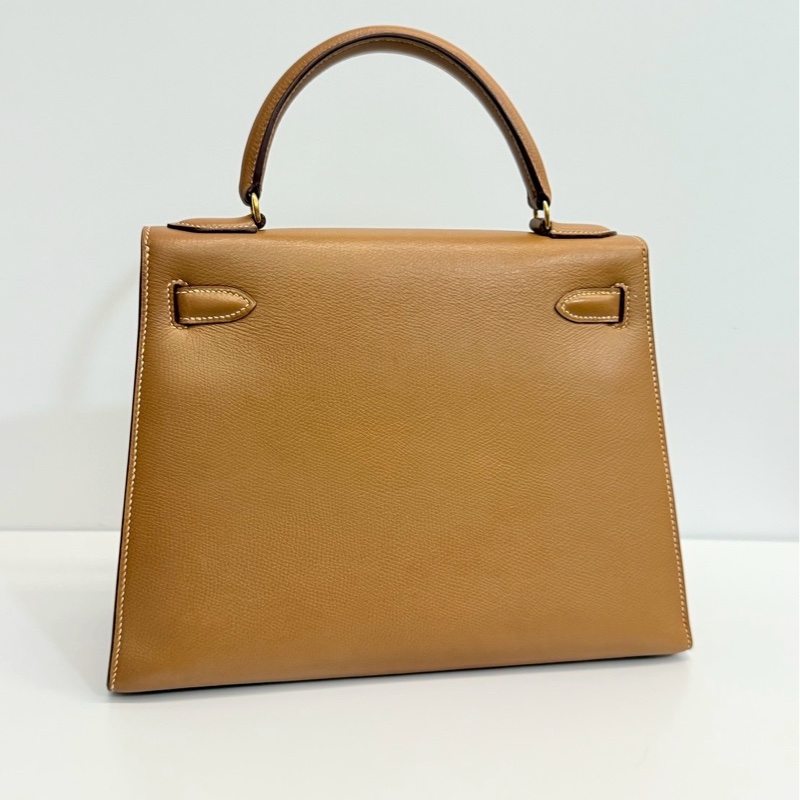 Hermes Kelly28 金棕金 外縫-1