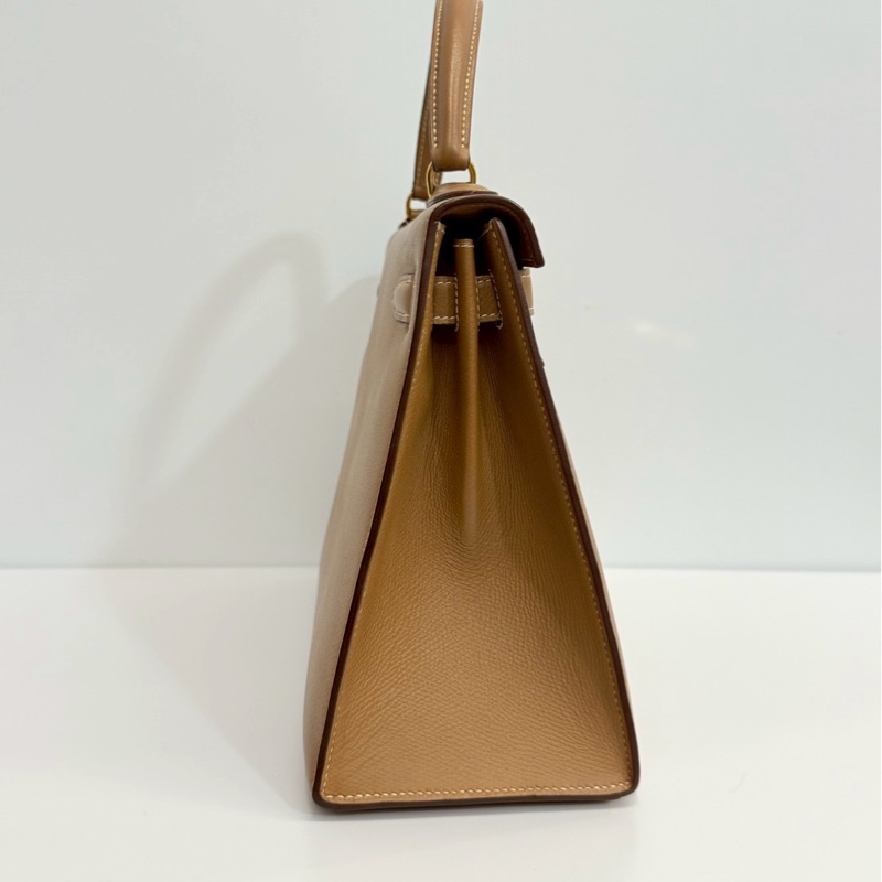 Hermes Kelly28 金棕金 外縫-3