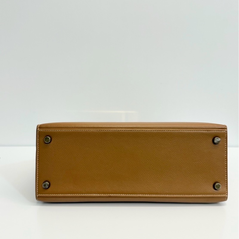 Hermes Kelly28 金棕金 外縫-7
