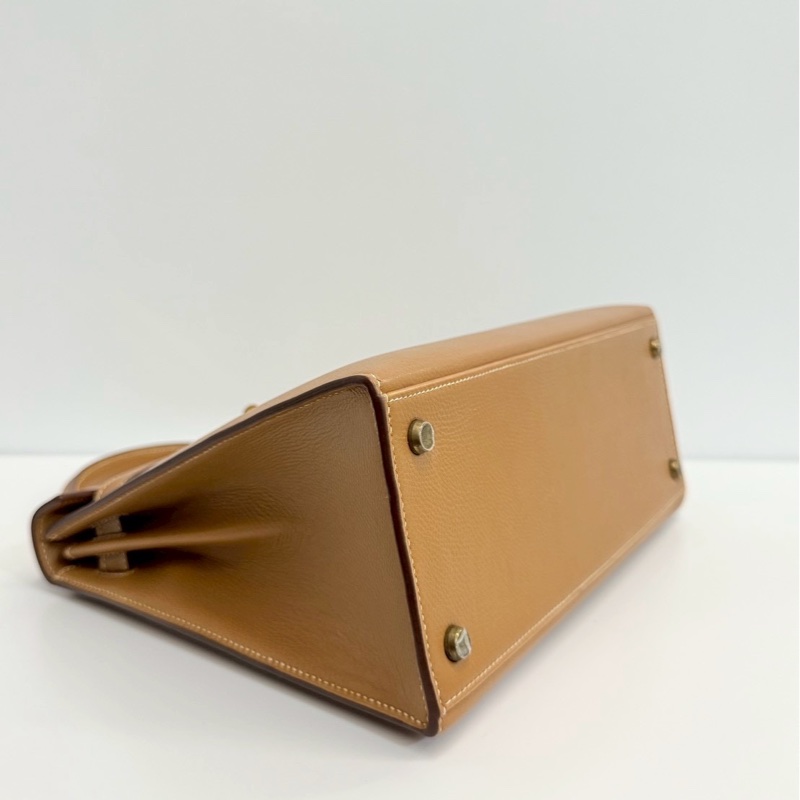 Hermes Kelly28 金棕金 外縫-8