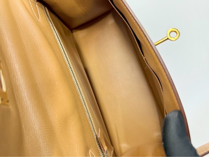 Hermes Kelly28 金棕金 外縫-17