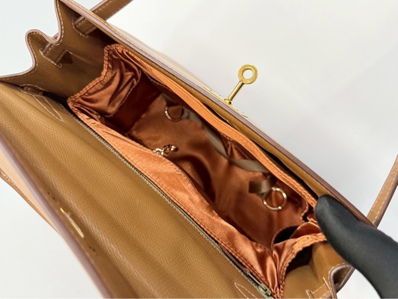 Hermes Kelly28 金棕金 外縫-18