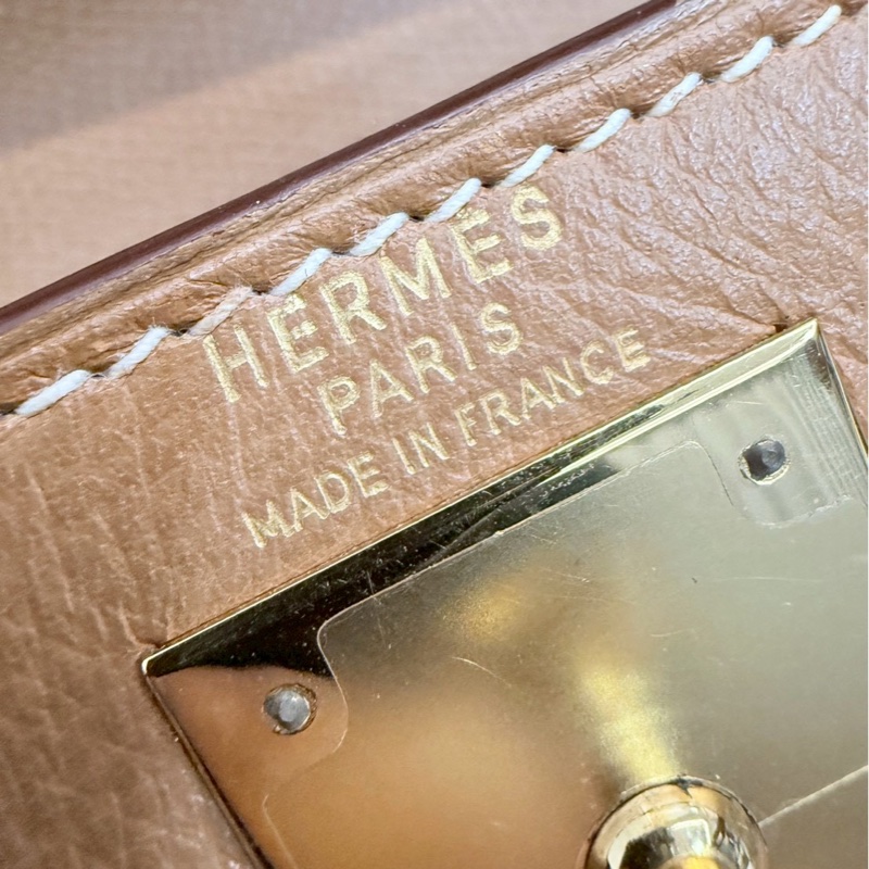 Hermes Kelly28 金棕金 外縫-19