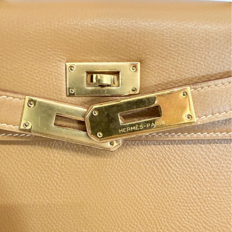 Hermes Kelly28 金棕金 外縫-20