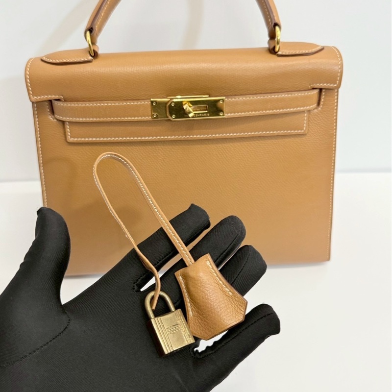 Hermes Kelly28 金棕金 外縫-21
