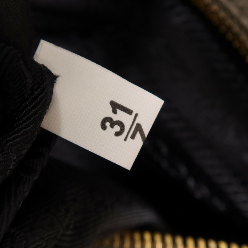 PRADA 牛皮皮革Nero Vitello Daino Bag金扣手挽肩背兩用袋-5
