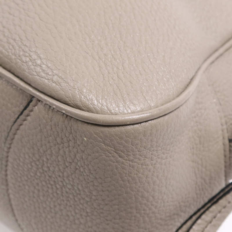 PRADA 牛皮皮革Nero Vitello Daino Bag金扣手挽肩背兩用袋-11