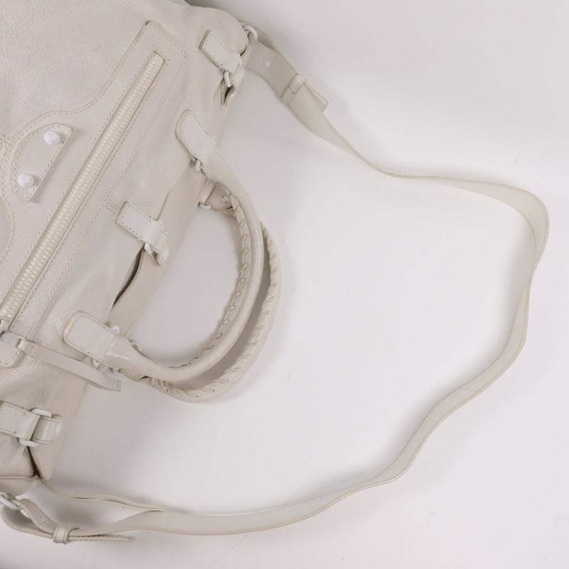 BALENCIAGA 羊皮皮革Squash 2way Duffel Bag手挽肩背兩用袋-9