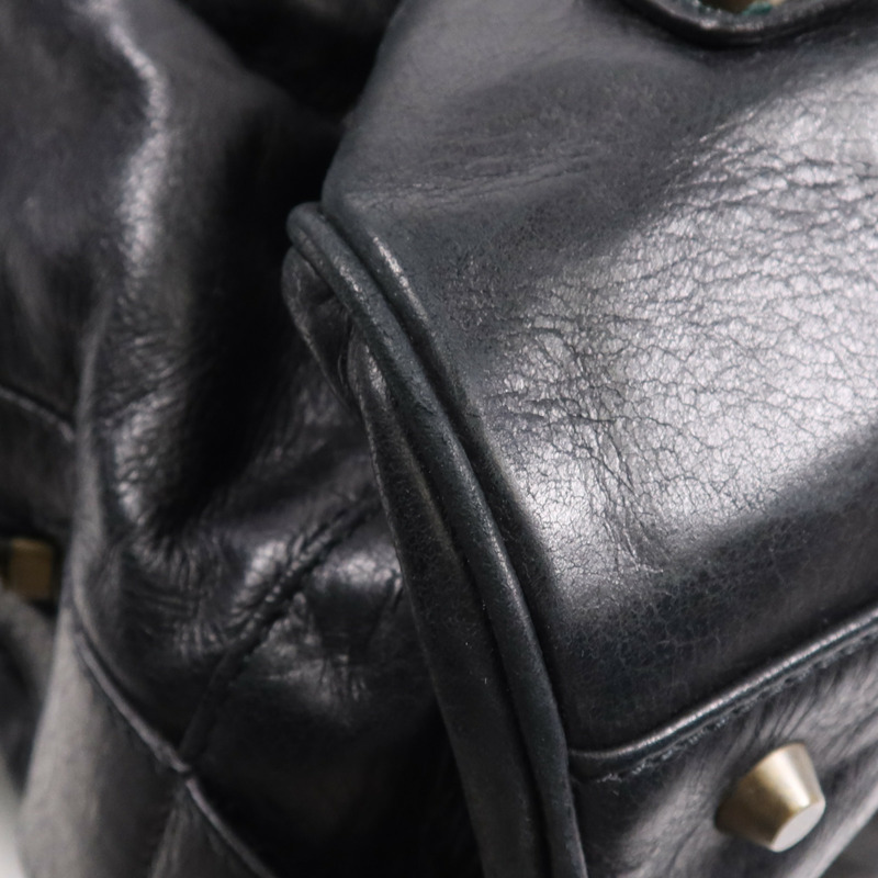 BALENCIAGA 牛皮皮革City Bag金扣手挽袋-5