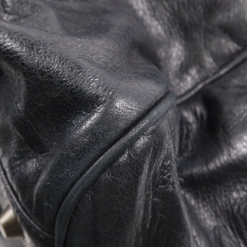 BALENCIAGA 牛皮皮革City Bag金扣手挽袋-6