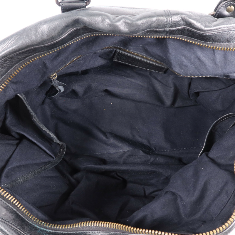 BALENCIAGA 牛皮皮革City Bag金扣手挽袋-11