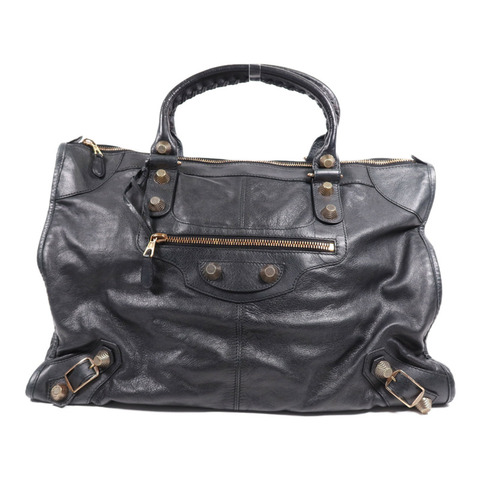 BALENCIAGA 牛皮皮革Giant Weekender Bag金扣手挽袋