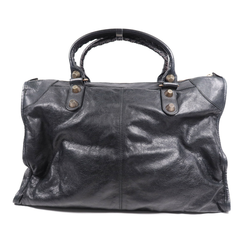 BALENCIAGA 牛皮皮革Giant Weekender Bag金扣手挽袋-1