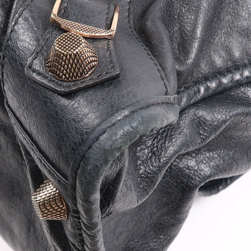BALENCIAGA 牛皮皮革Giant Weekender Bag金扣手挽袋-5