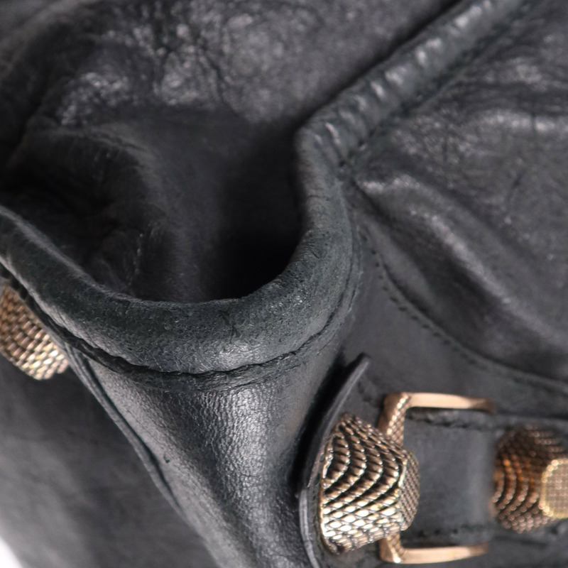 BALENCIAGA 牛皮皮革Giant Weekender Bag金扣手挽袋-6