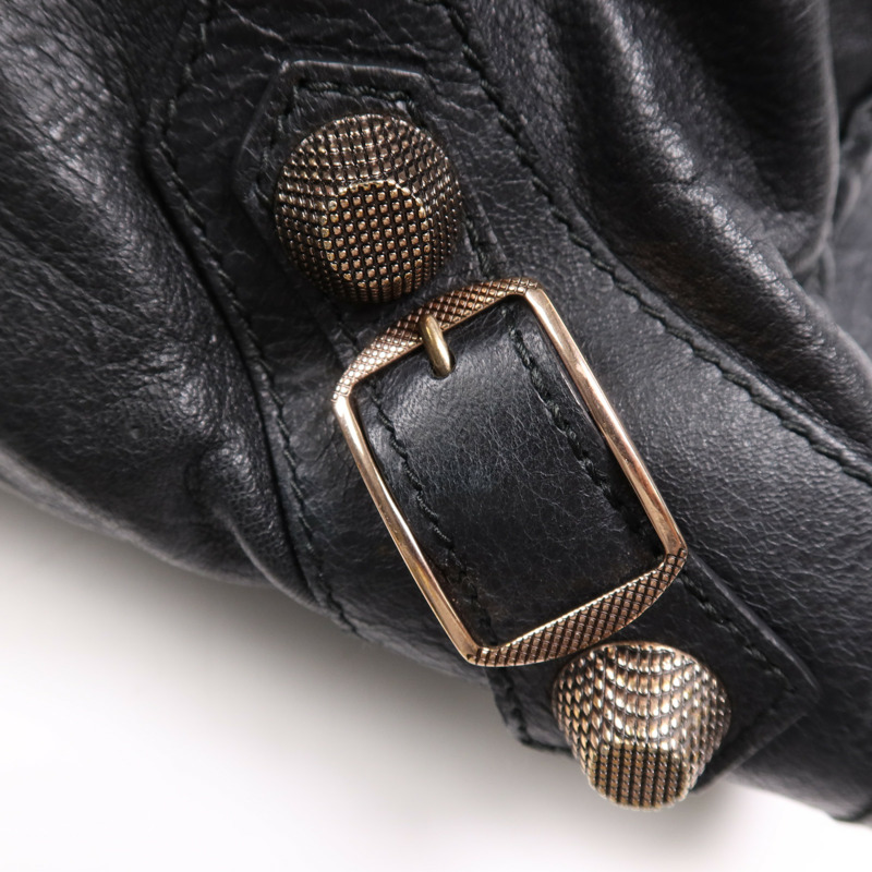 BALENCIAGA 牛皮皮革Giant Weekender Bag金扣手挽袋-11