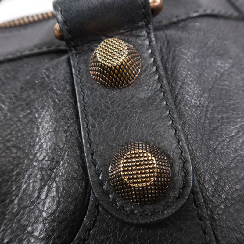 BALENCIAGA 牛皮皮革Giant Weekender Bag金扣手挽袋-12