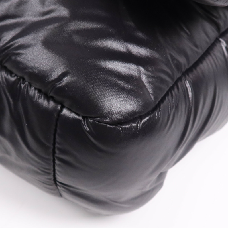 CHANEL 尼龍Coco Cocoon Messenger銀扣肩背袋-9