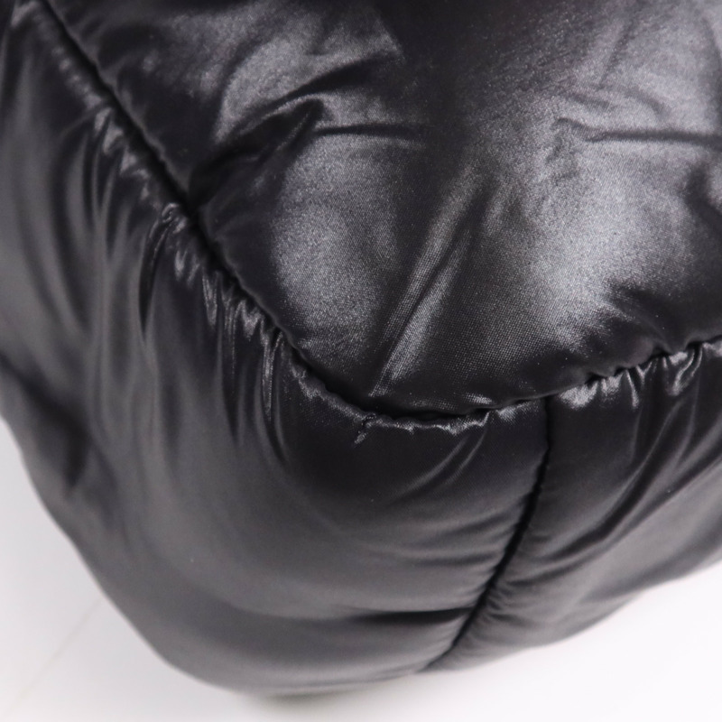 CHANEL 尼龍Coco Cocoon Messenger銀扣肩背袋-10