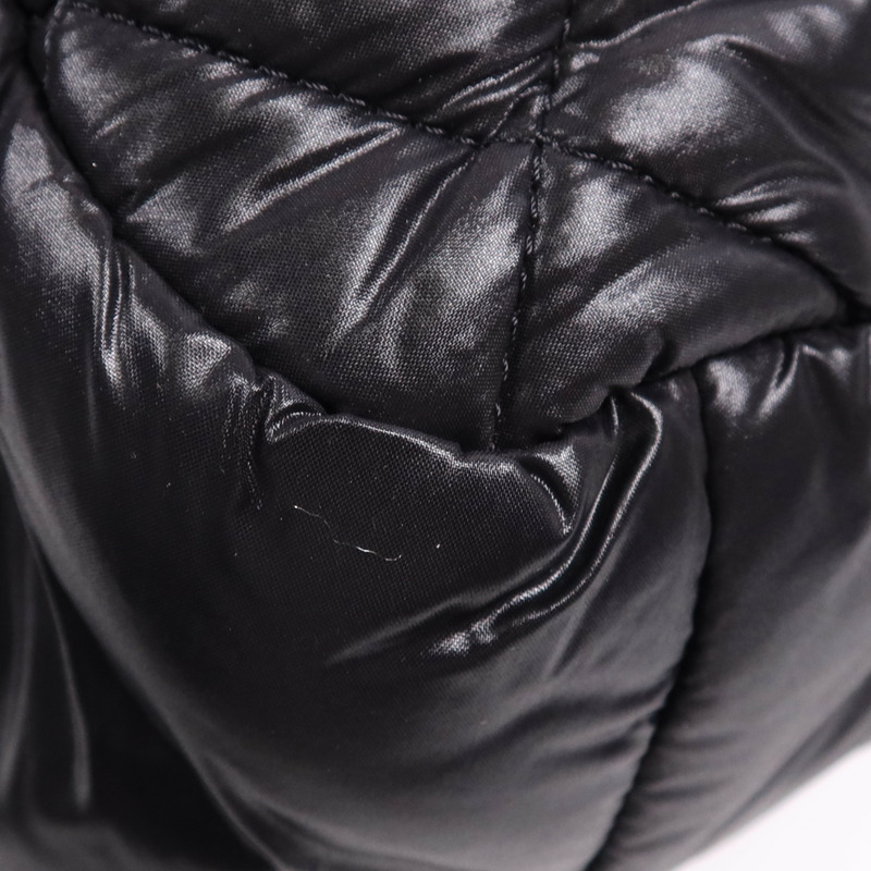 CHANEL 尼龍Coco Cocoon Messenger銀扣肩背袋-12