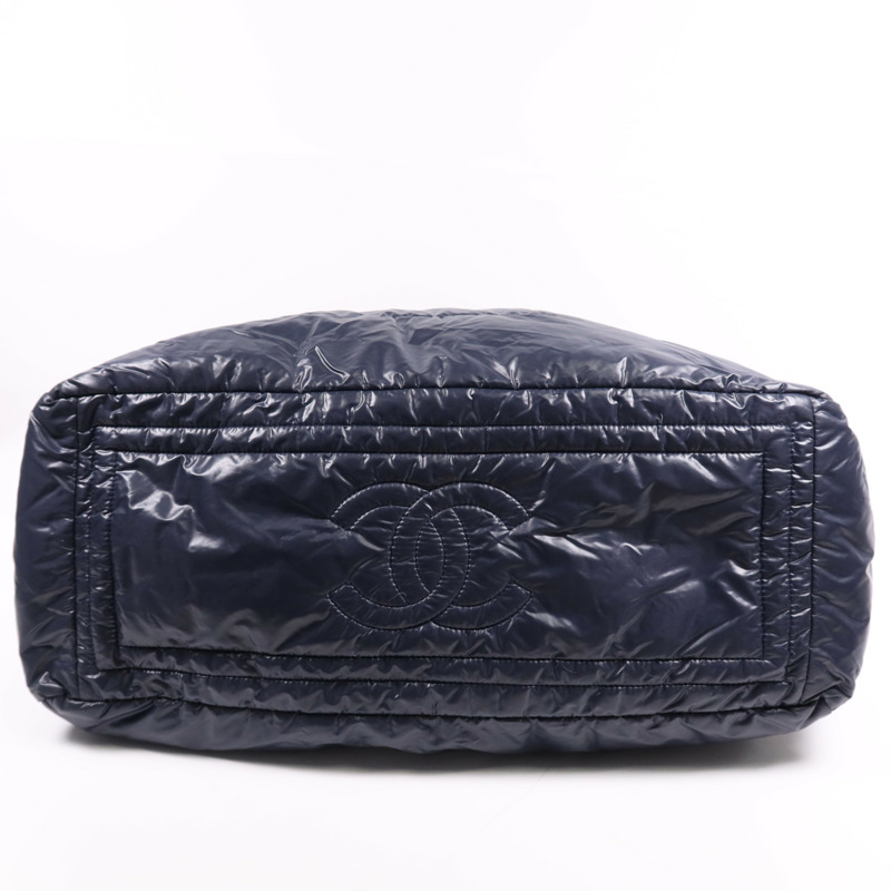 CHANEL 尼龍Coco Cocoon Hand Bag銀扣手挽袋-3
